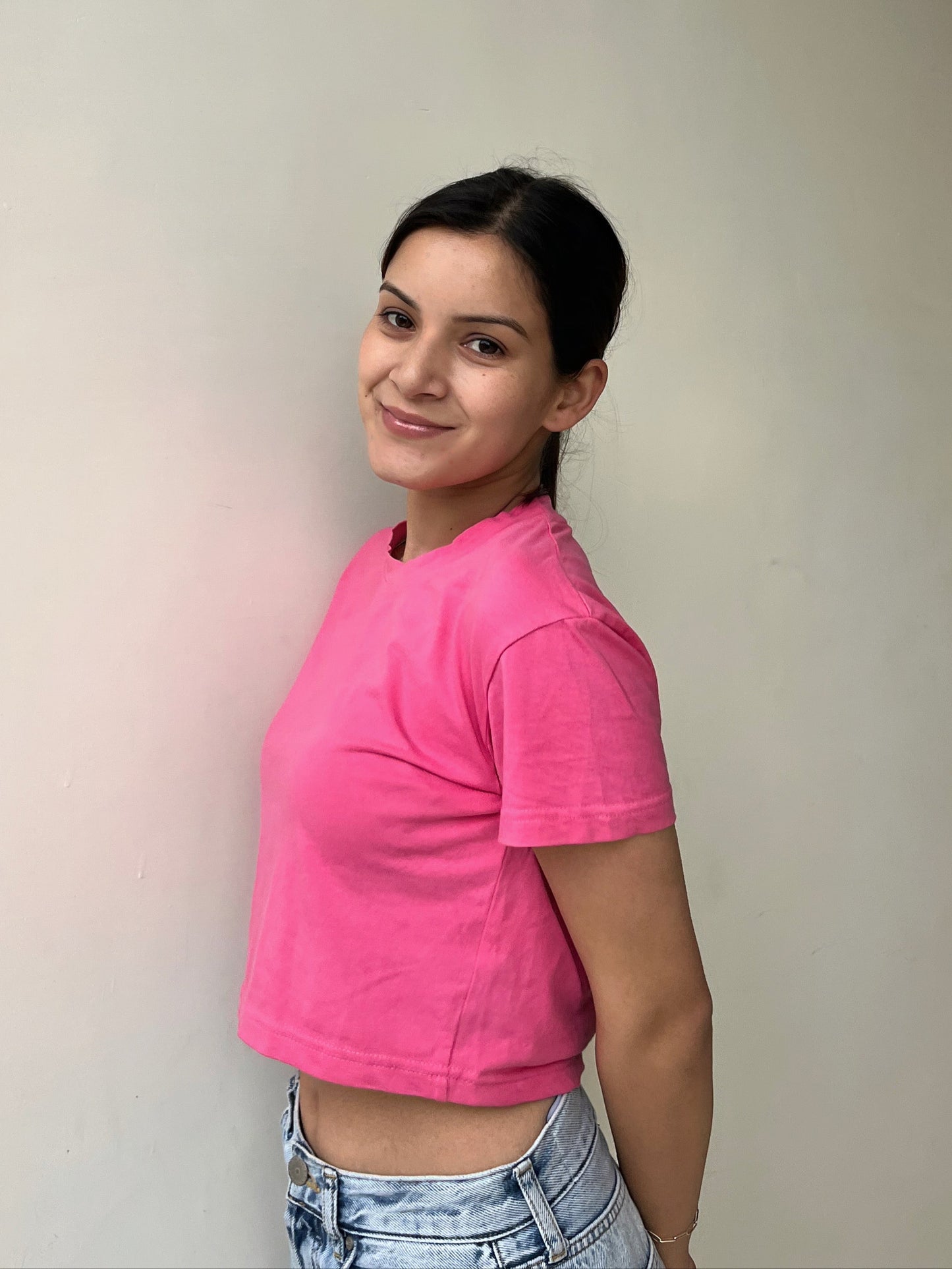 Pink Crop Top
