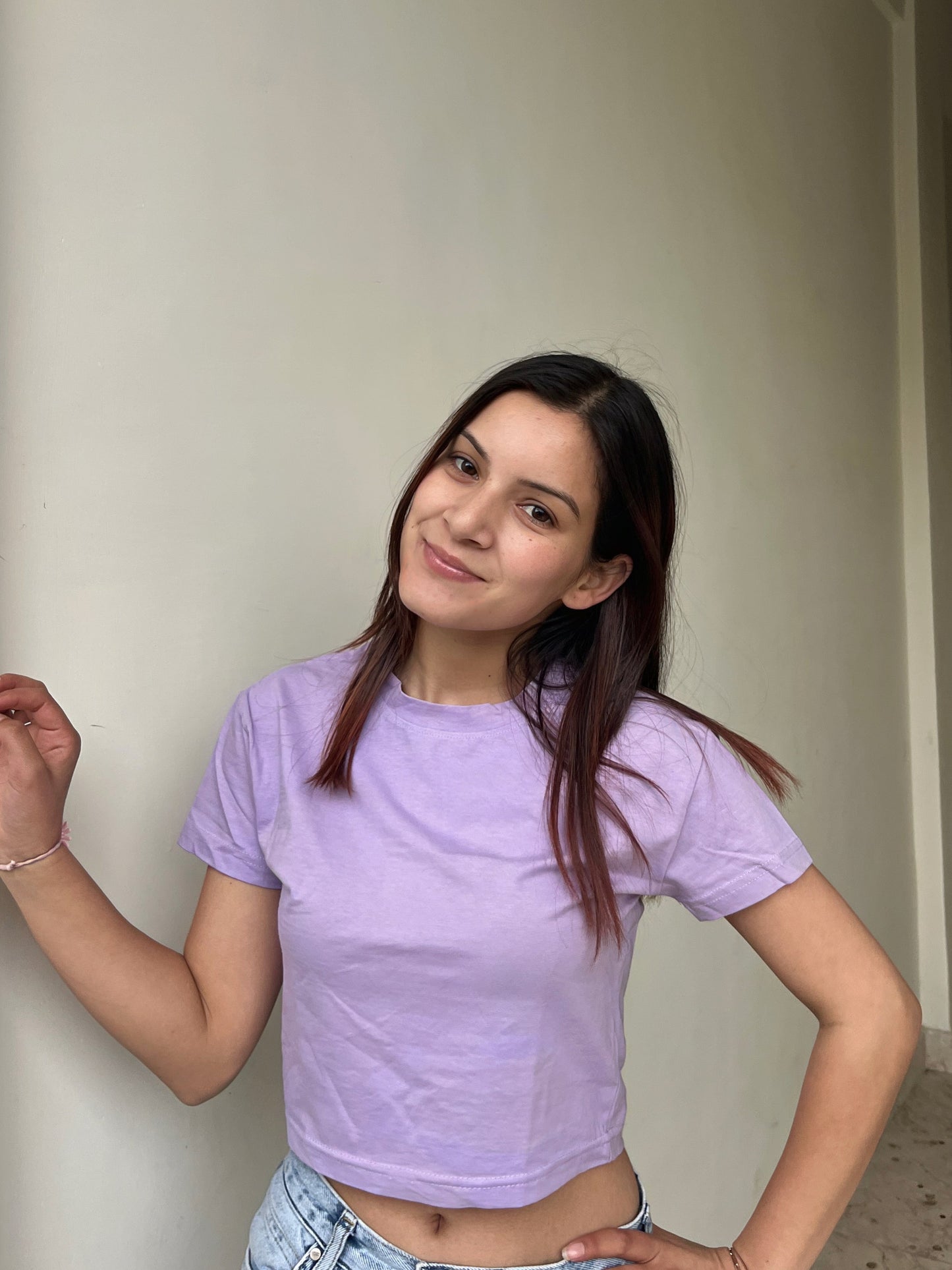 Lilac Crop Top