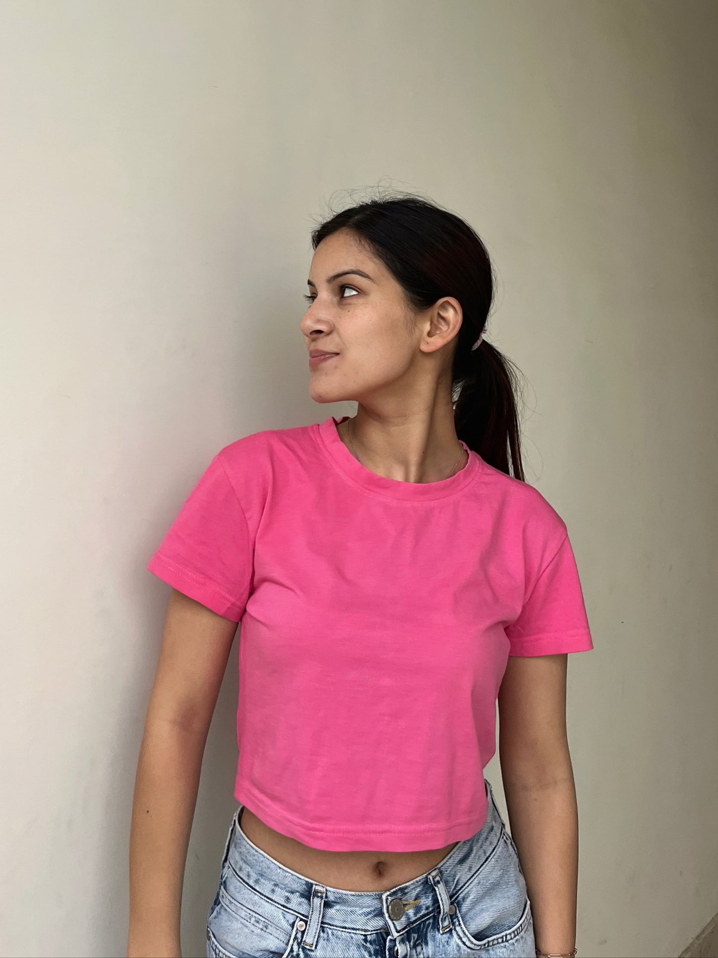 Pink Crop Top