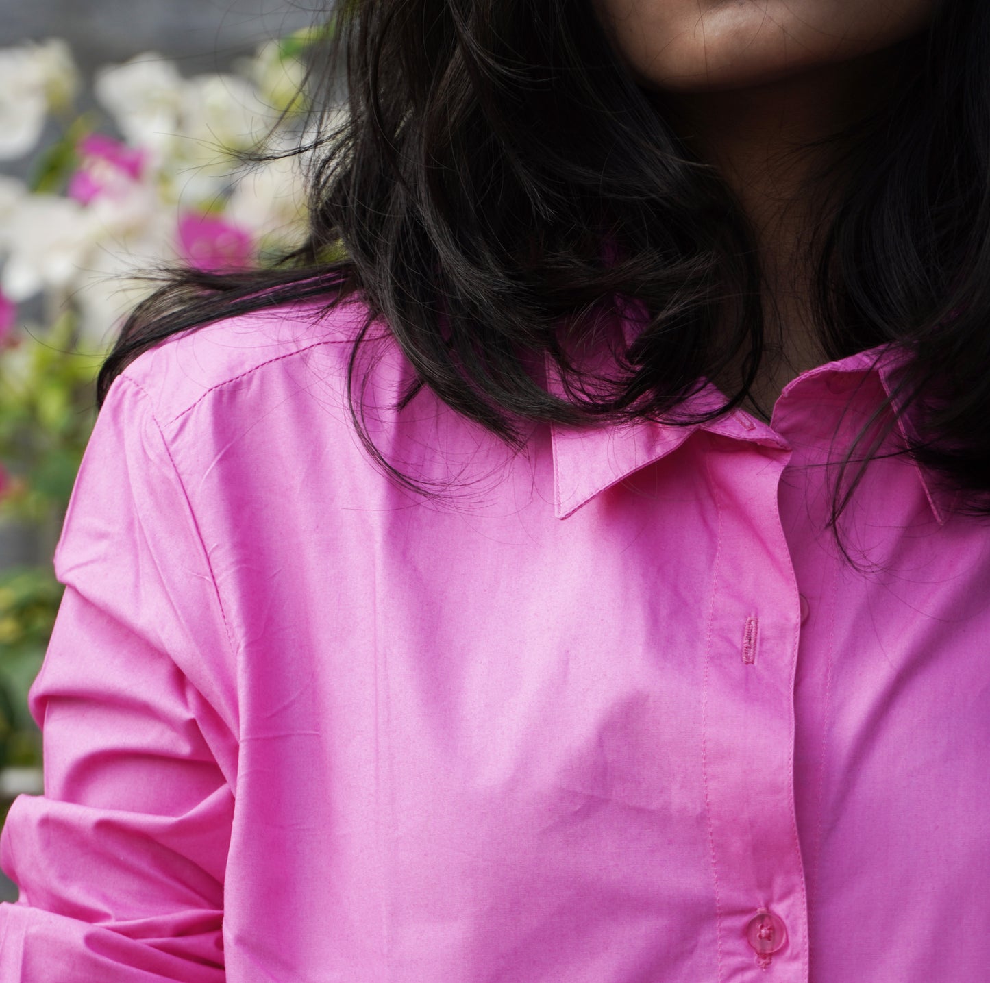 Pink cotton shirt