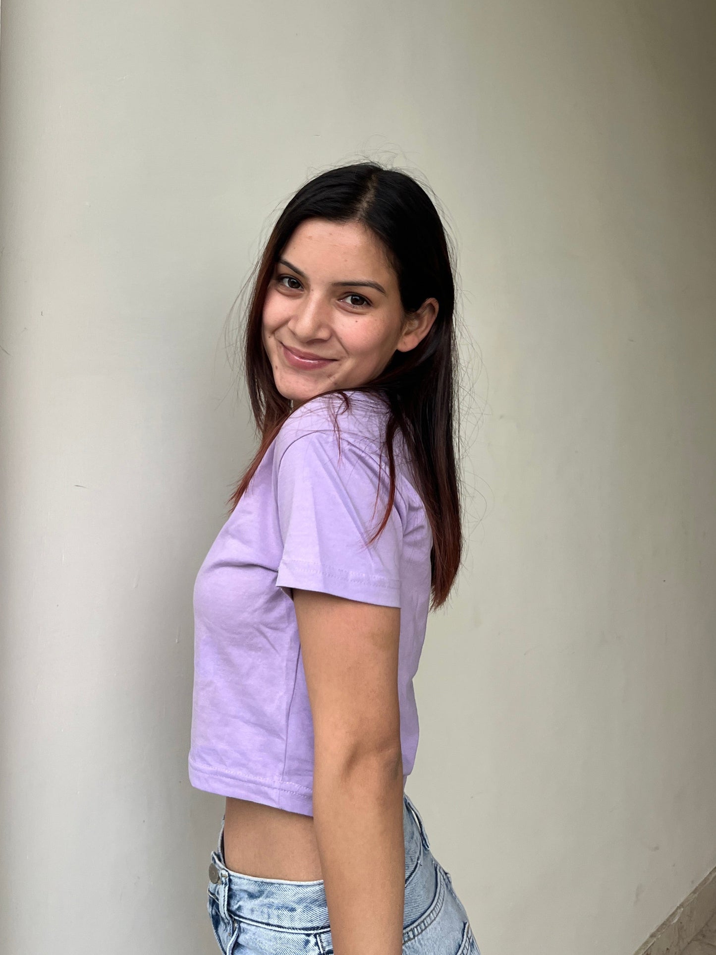 Lilac Crop Top
