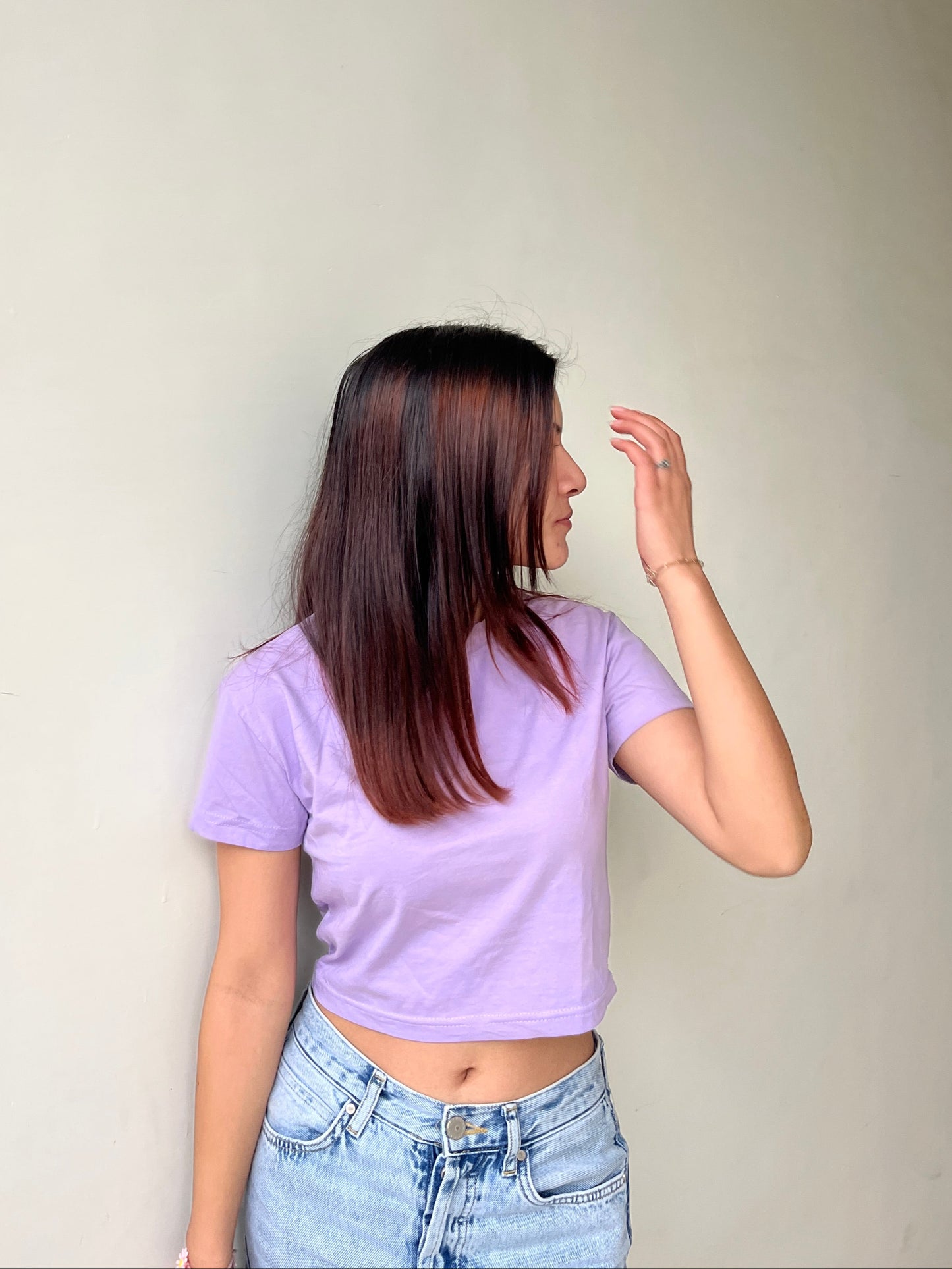 Lilac Crop Top