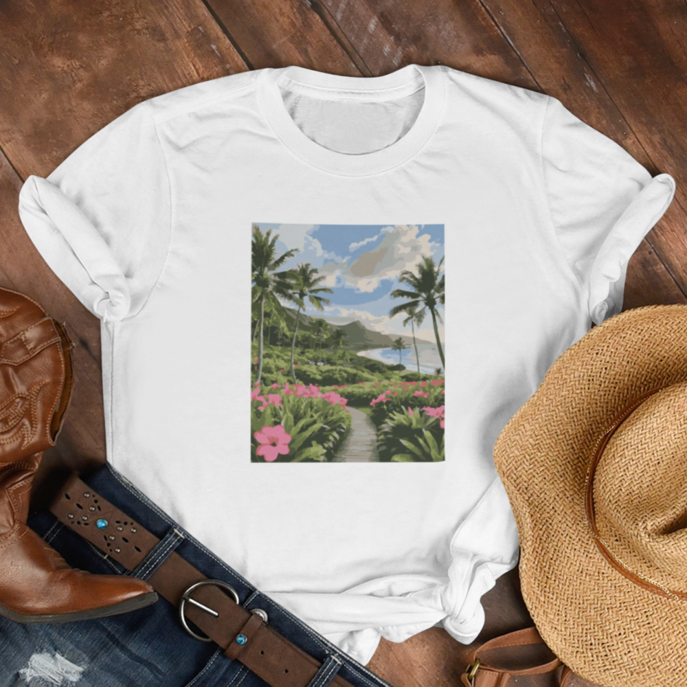 paradise island t-shirt