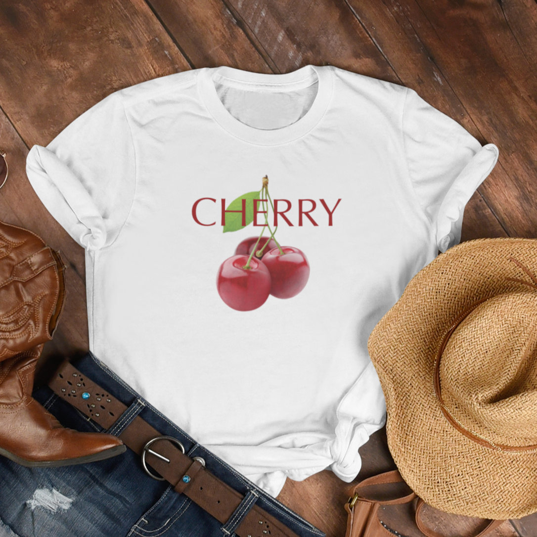 red cherry t-shirt