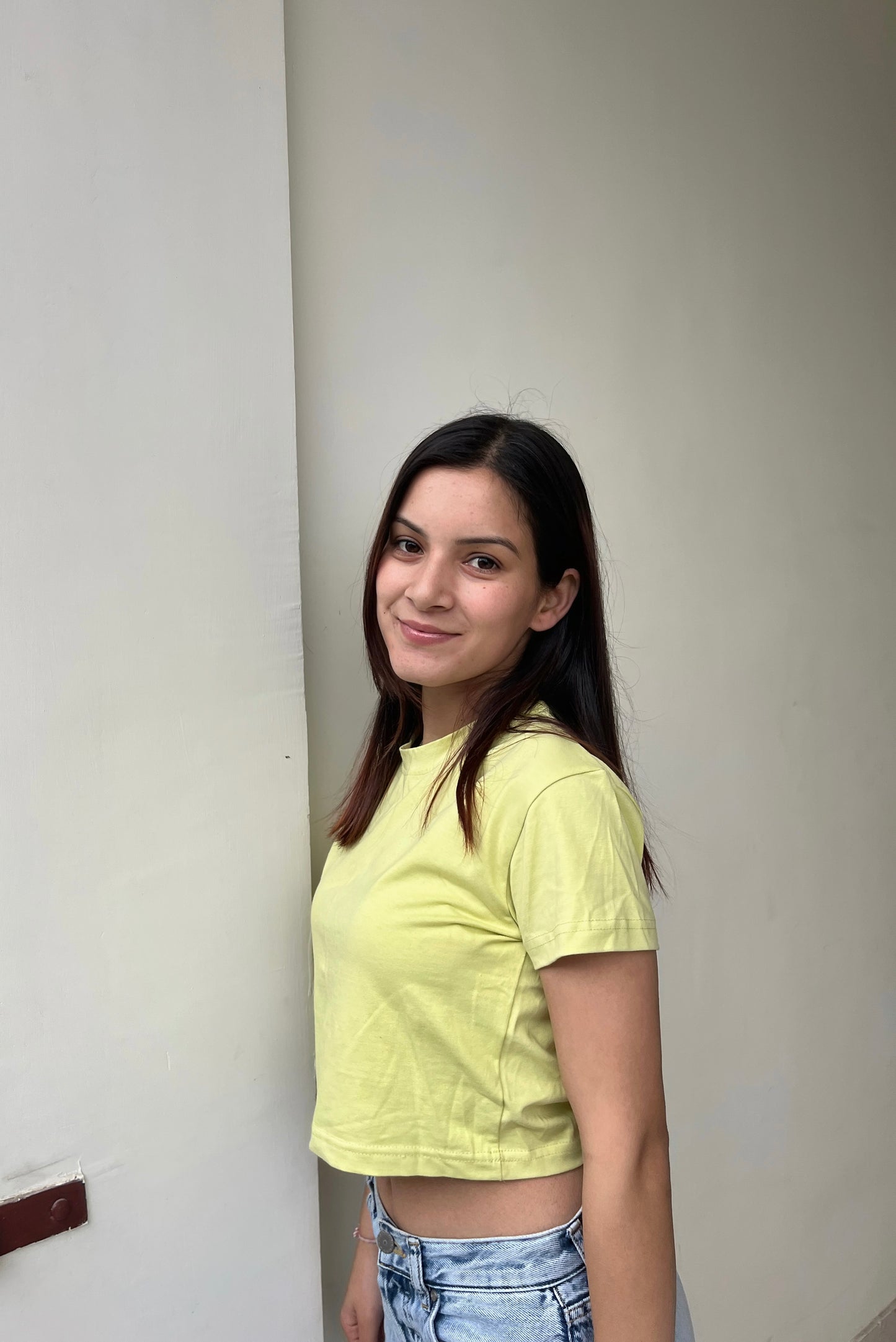 Yellow Crop Top