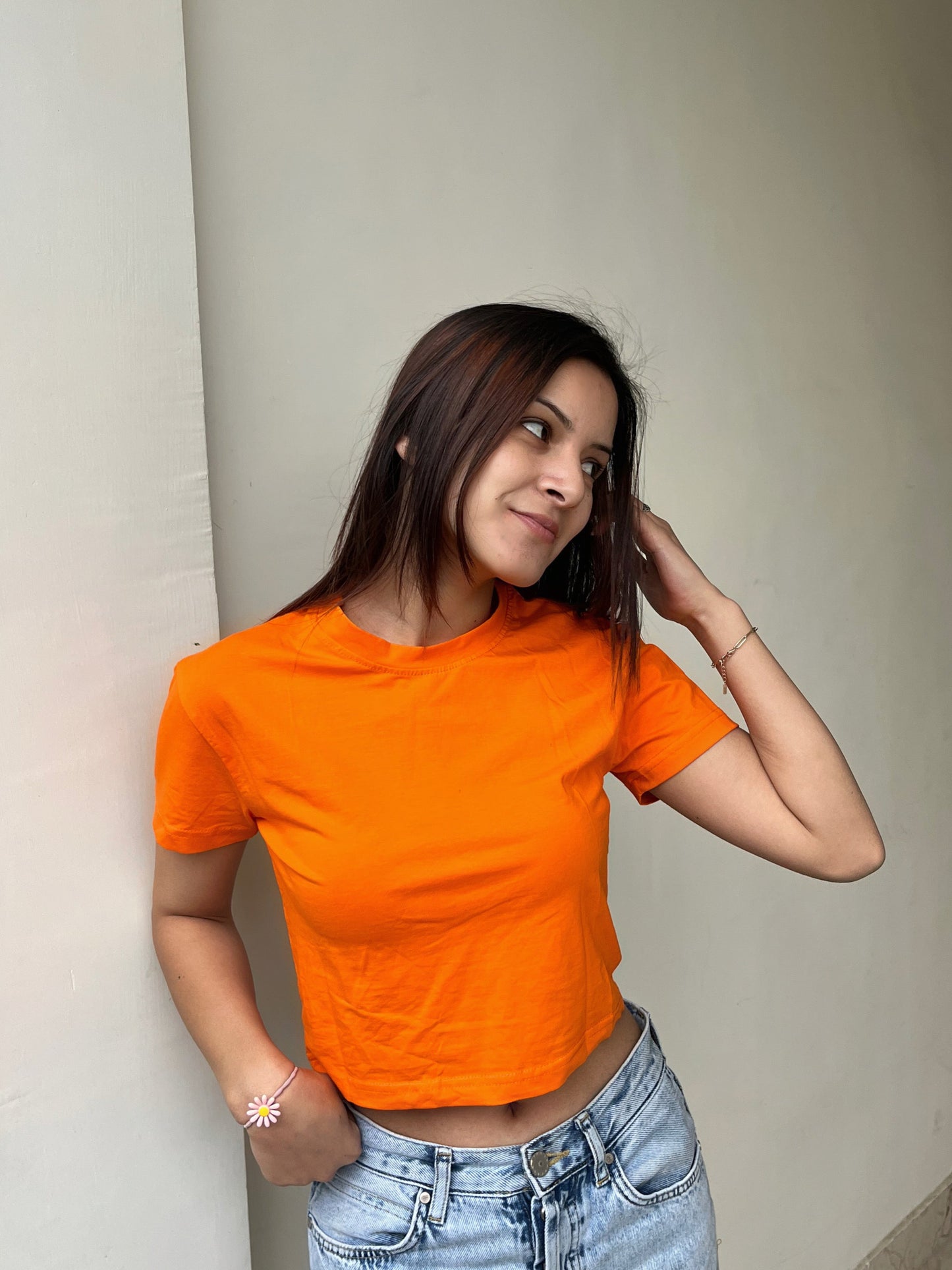 Orange Crop Top