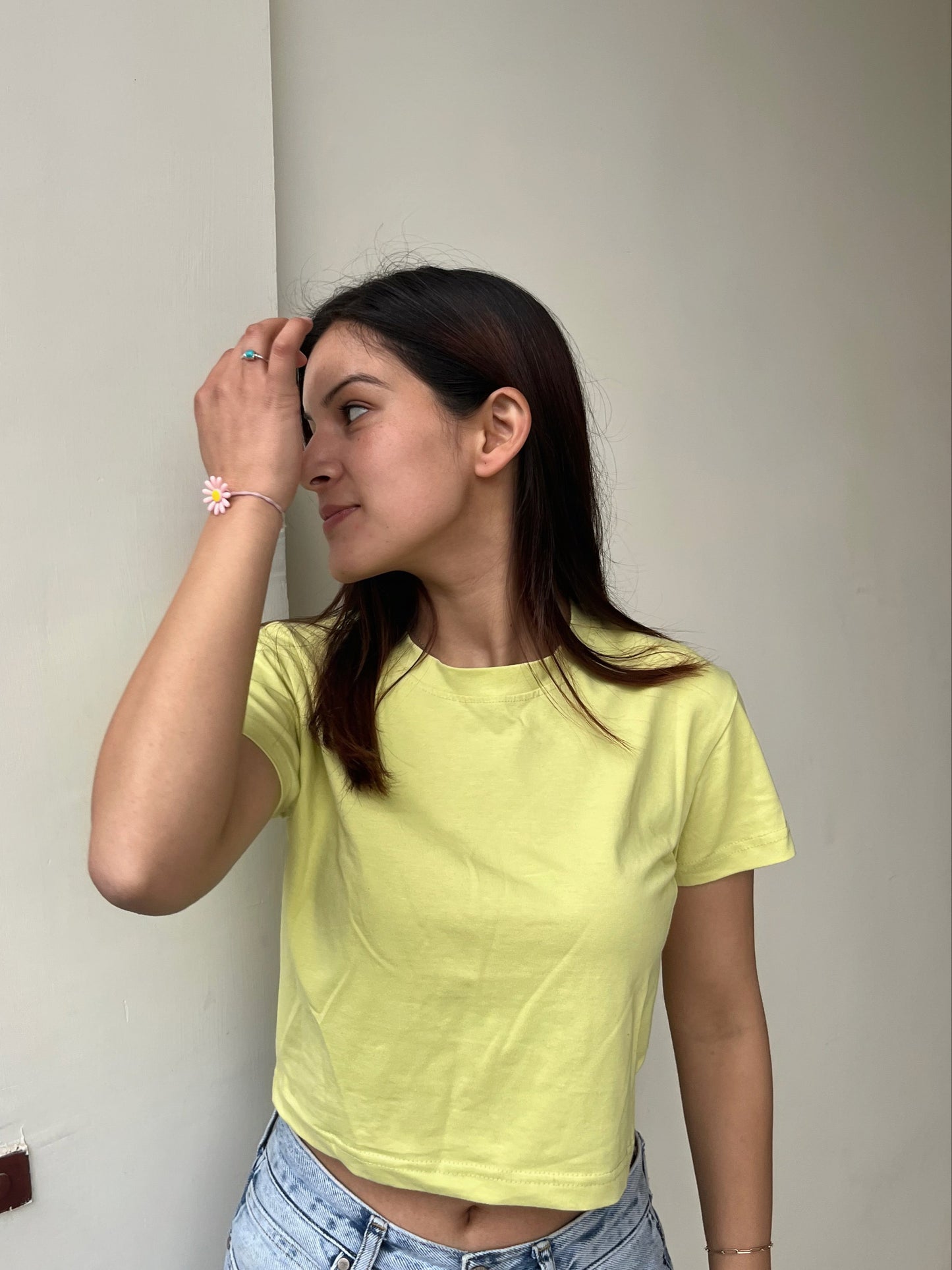 Yellow Crop Top