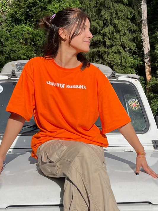 Chasing Sunsets Orange
