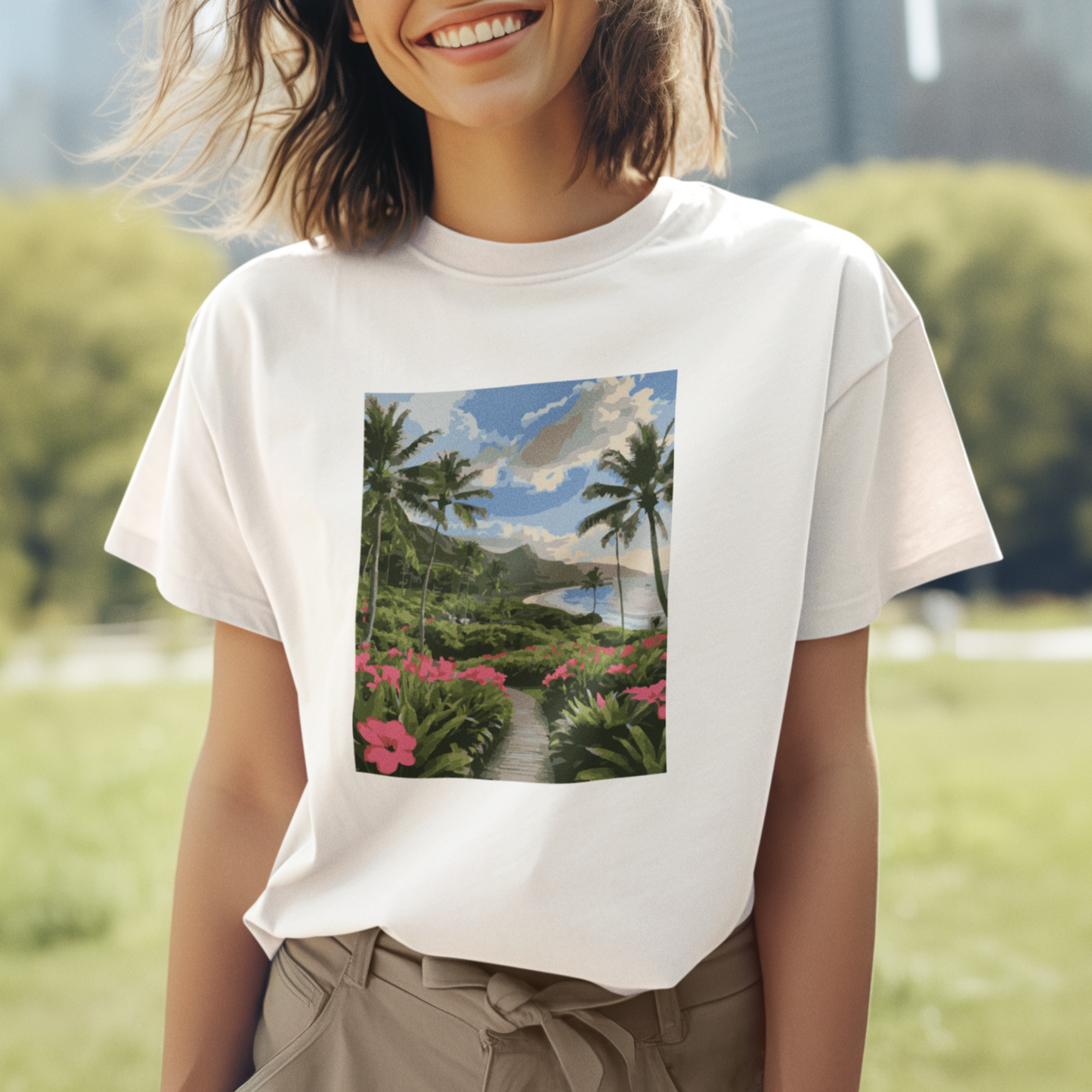 paradise island t-shirt